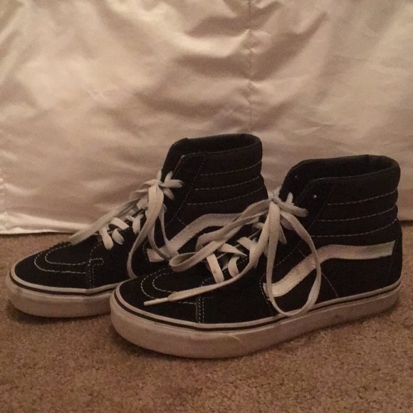 black vans old skool high